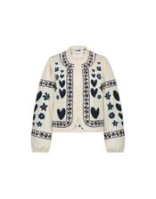 Fabienne Chapot Heart Quilted Jacket, White (WHITE), large