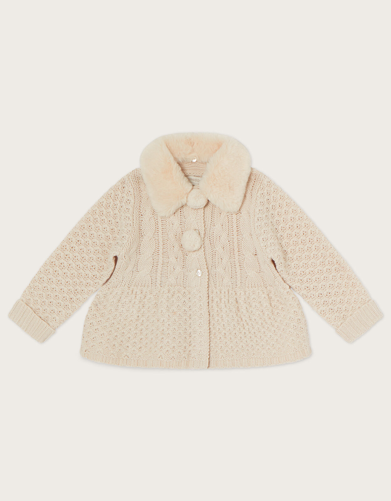Baby fur cardigan outlet