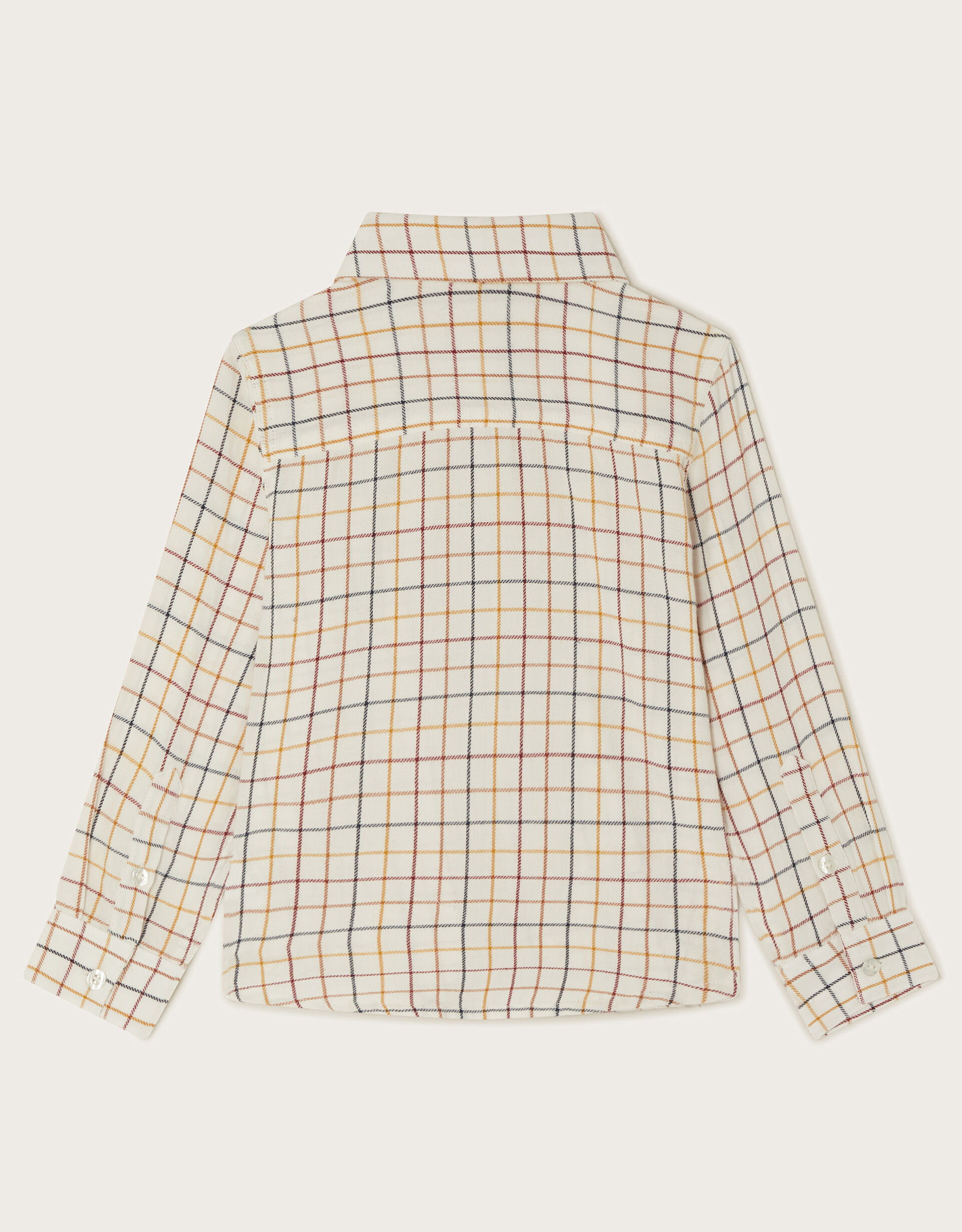 Tattersall Check Shirt Brown | Boys' Tops & T-shirts | Monsoon US.