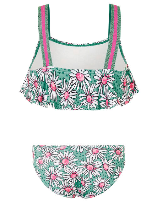 Daisy Print Bikini Set Green Girls' Beach & Swimwear Monsoon Global.