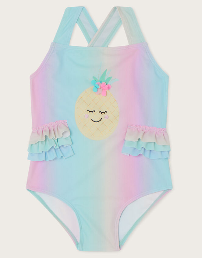 Baby Novelty Pineapple Swimsuit, Multi (MULTI), large