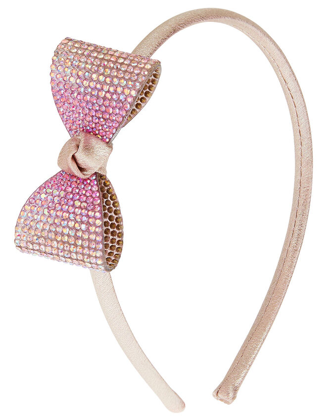 Ombre Diamante Bow Headband , , large