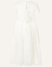 Lace Top and Dress 2-in-1 Set, Ivory (IVORY), large