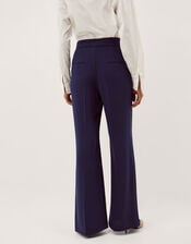 Erin Flared Trousers, Blue (NAVY), large