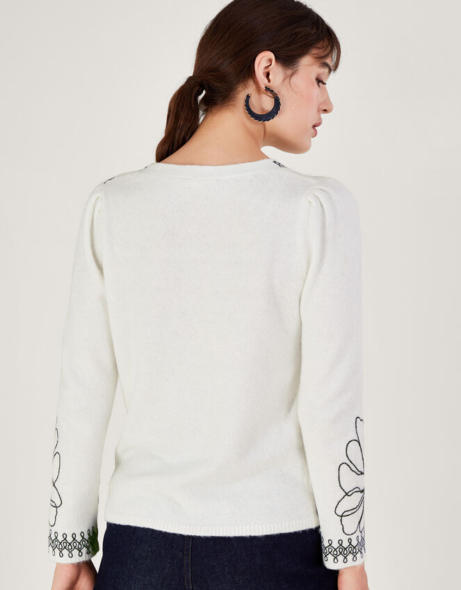 Cora Cornelli Cardigan, Ivory (IVORY), large