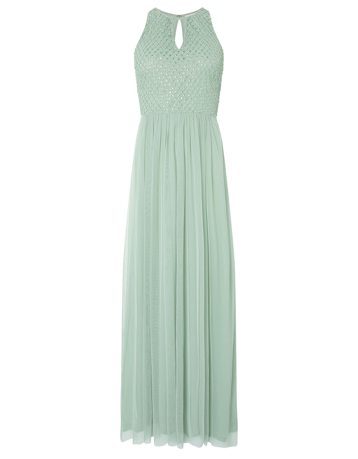 Pastel green cheap maxi dress