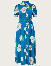Milana Embellished Shirt Dress, Blue (BLUE), large