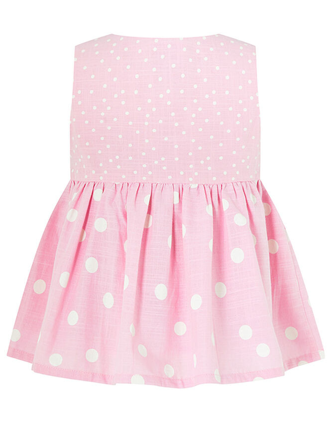 Baby Suzie Spot Top and Shorts Set, Pink (PINK), large