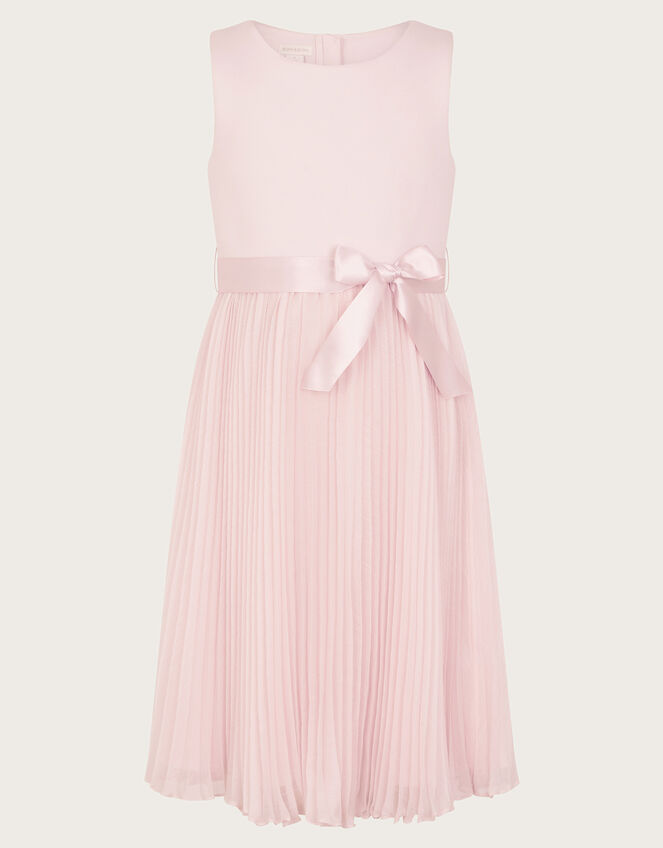 Sally Scuba Pleated Dress, Pink (PINK), large