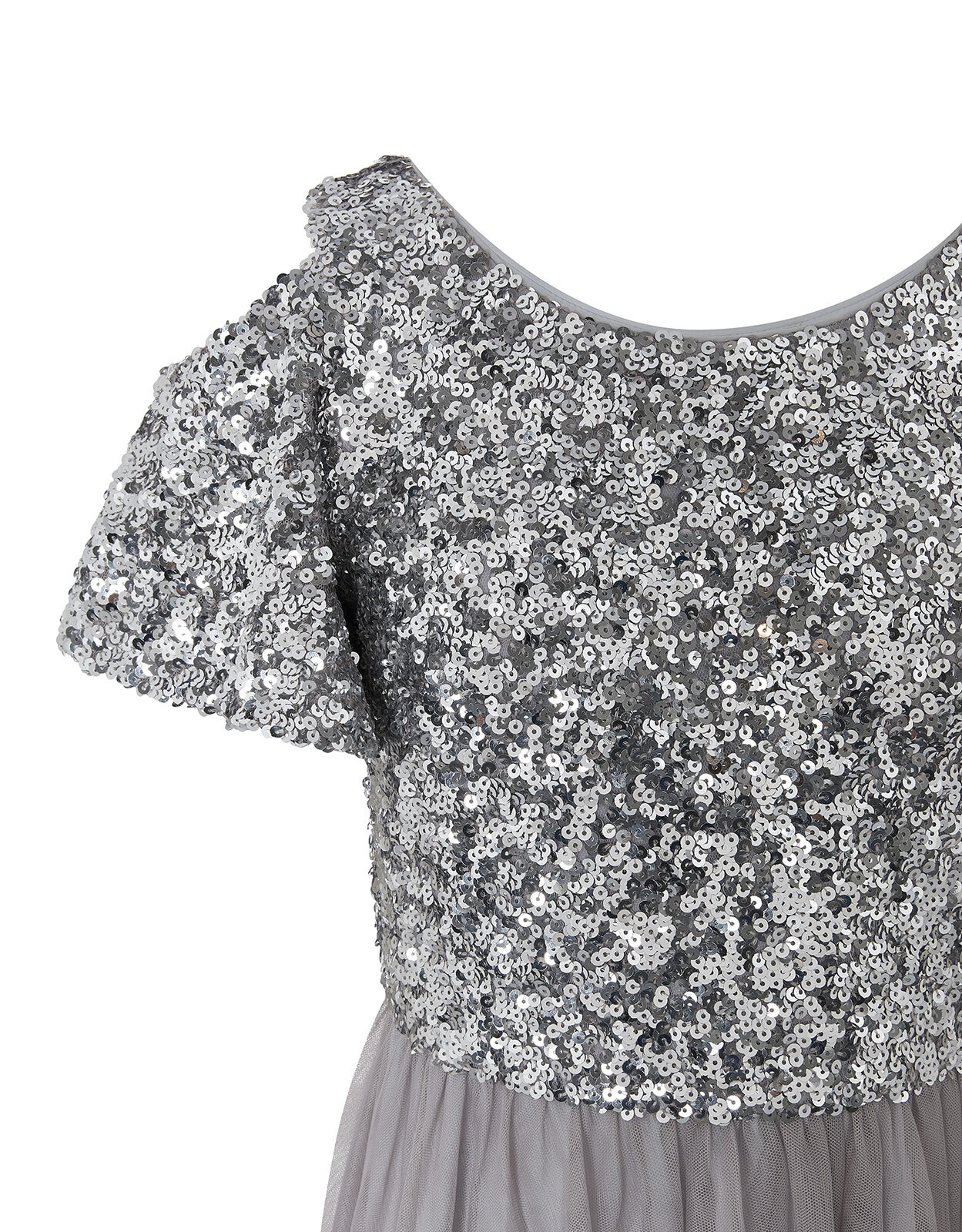 Monsoon silver sequin dress discount