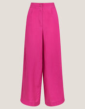 Frida Wide-Leg Trousers, Pink (PINK), large