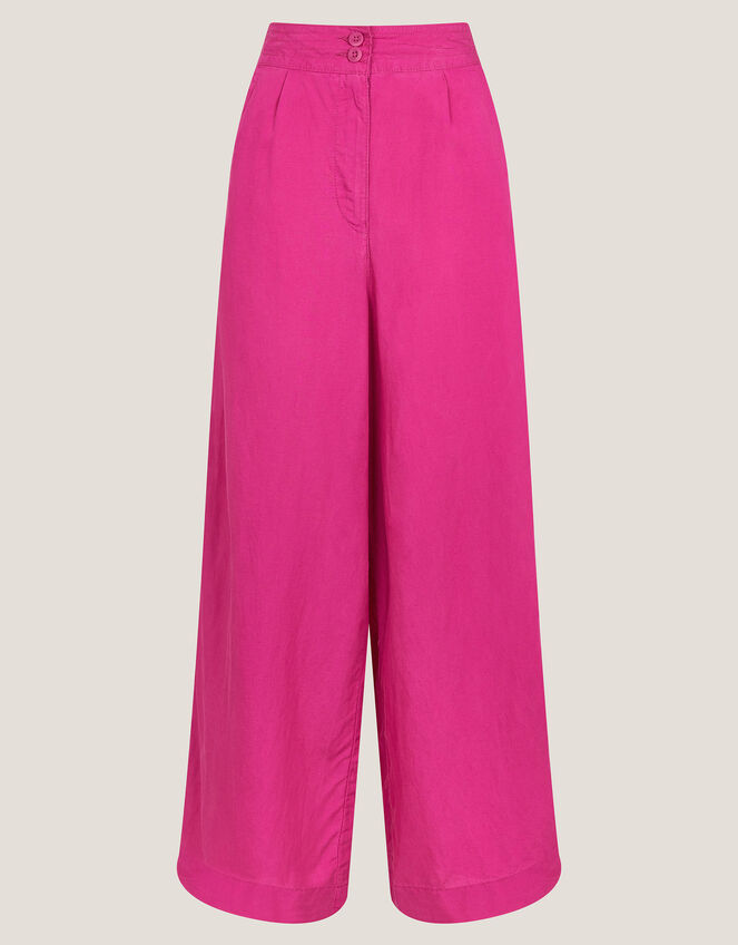 Frida Wide-Leg Trousers, Pink (PINK), large