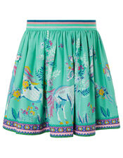 Alexa Unicorn Skirt in Recycled Fabric, Blue (AQUA), large