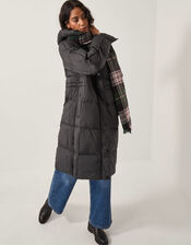 Molly Long Puffer Coat, Black (BLACK), large