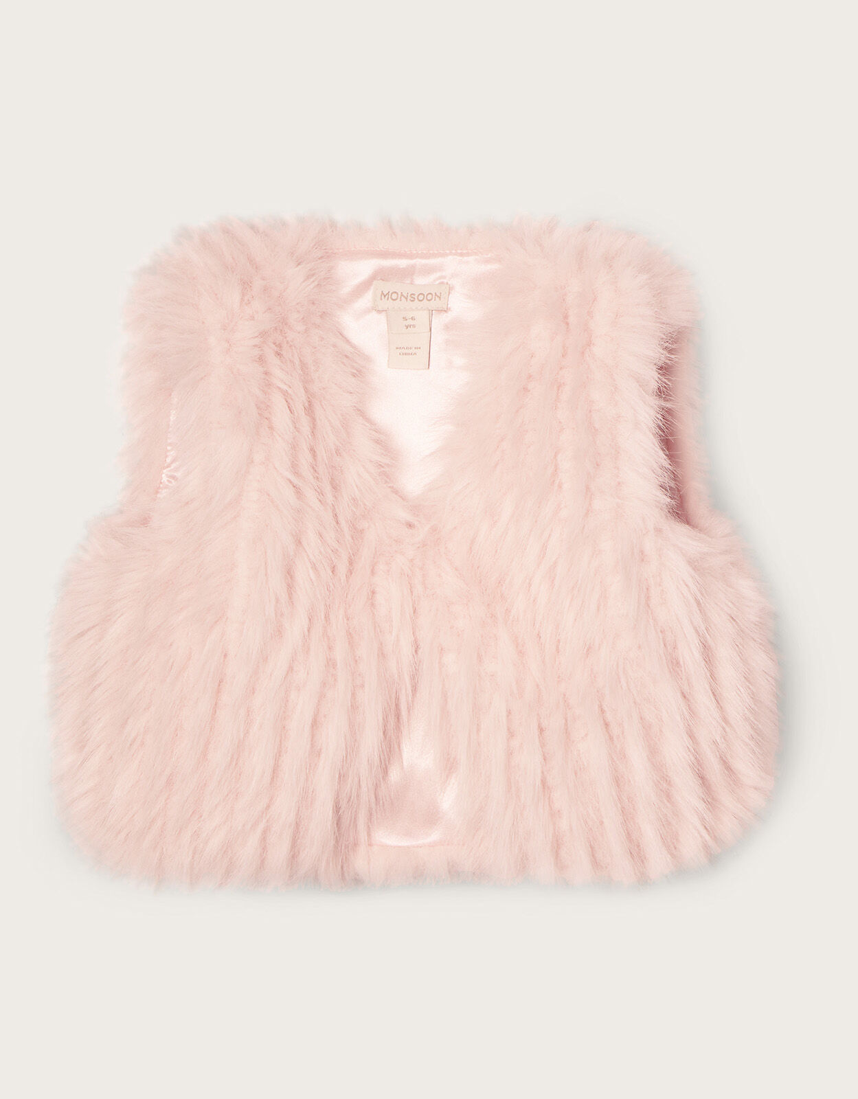 Faux fur clearance girls gilet