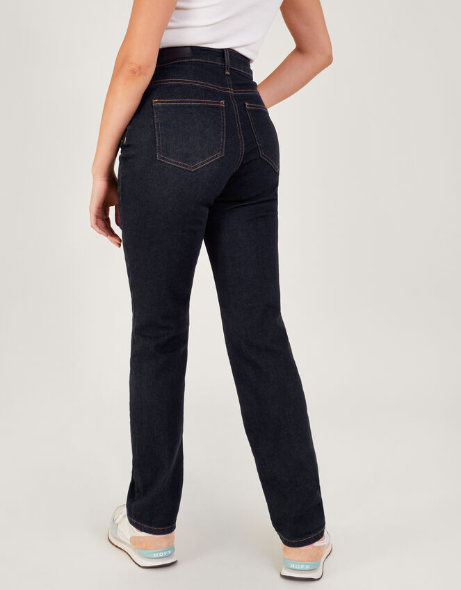 Bella Straight Denim Jeans with Sustainable Cotton, Blue (INDIGO), large