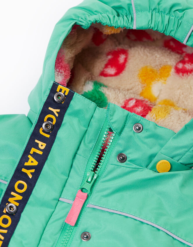 Frugi Rambler 3-in-1 Raincoat, Green (GREEN), large