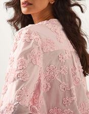 Blair Floral Appliqué Blouse, Pink (BLUSH), large
