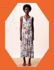 FRNCH Consordia Tile Print Midi Dress, Multi (MULTI), large