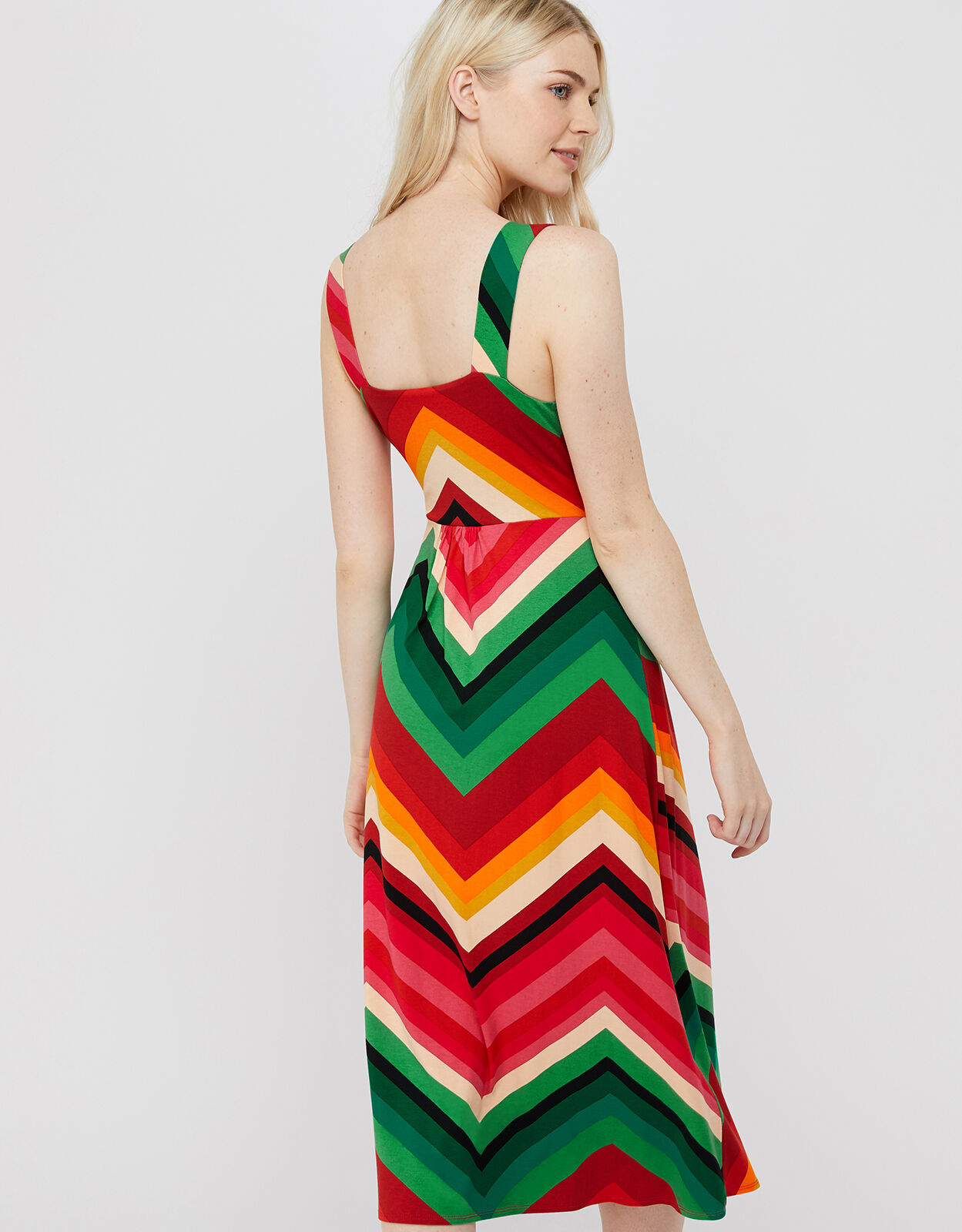 midi dress polka dot