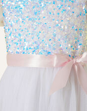 Glitzy Sequin Fairy Dress, Ivory (IVORY), large