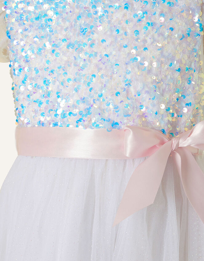 Glitzy Sequin Fairy Dress, Ivory (IVORY), large