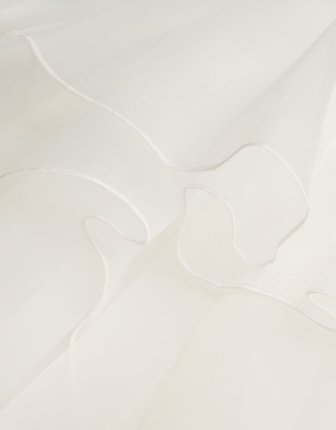 Lace Petal Flower Girl Dress, Ivory (IVORY), large