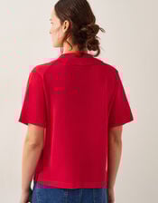 Tia Tie Knitted Cardigan, Red (RED), large