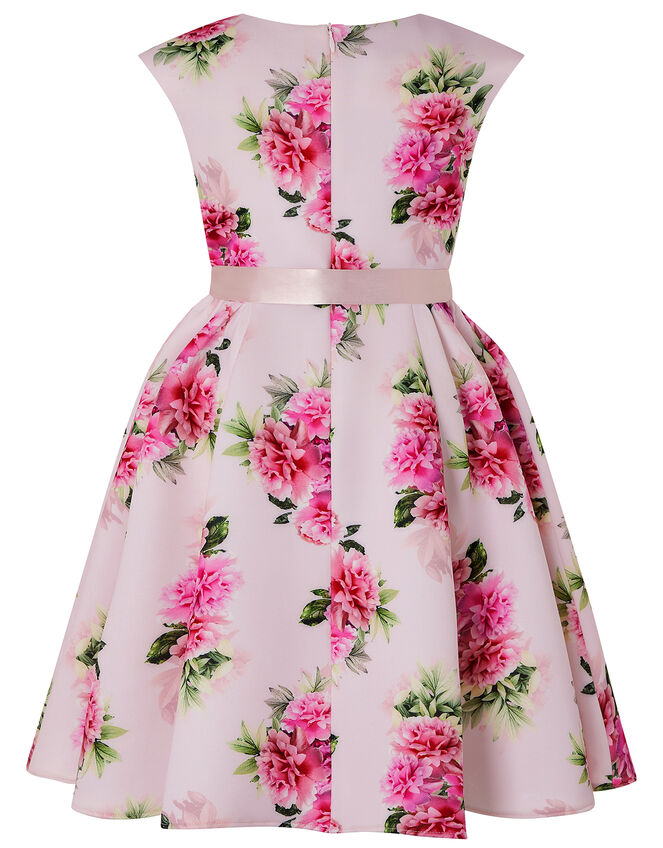 Deena Floral Scuba Dress, Pink (PINK), large