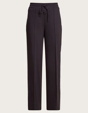 Susie Stripe Trousers, Black (BLACK), large