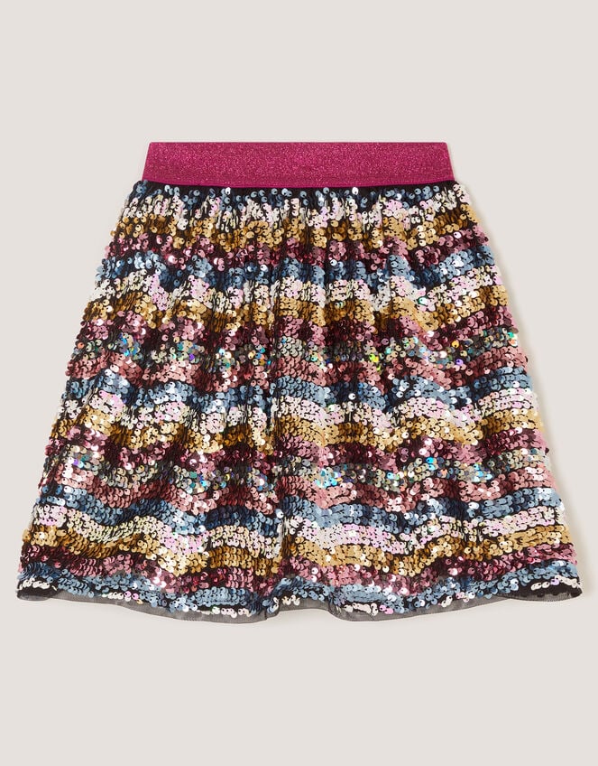 Sequin Party Skirt, Multi (MULTI), large
