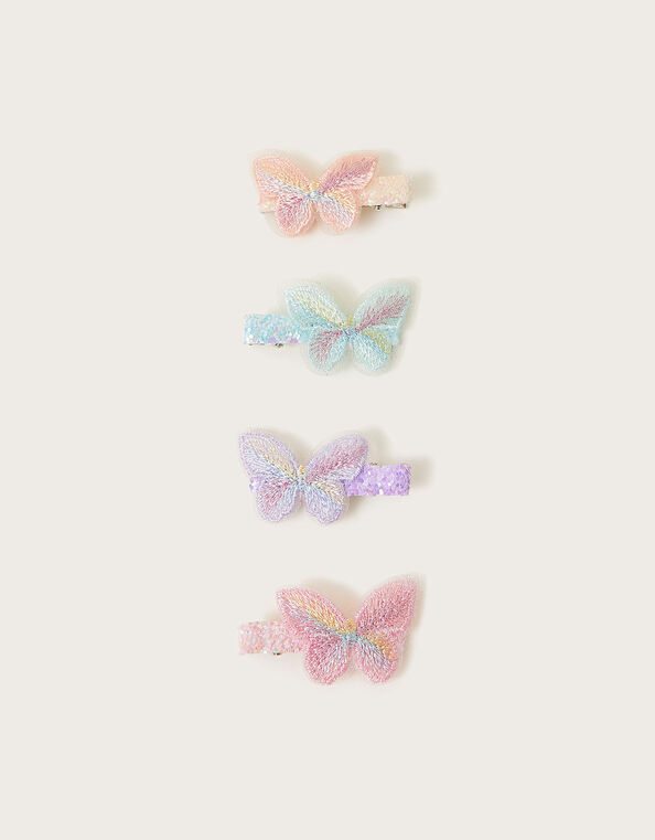 4-Pack Ombre Butterfly Clips, , large