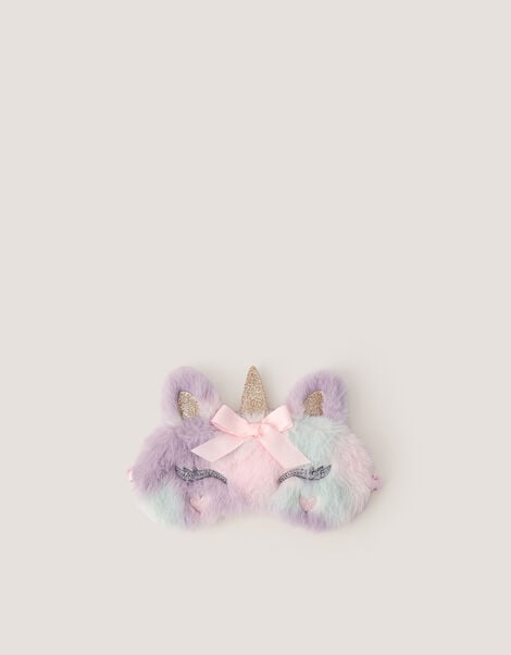 Fluffy Unicorn Eye Mask, , large