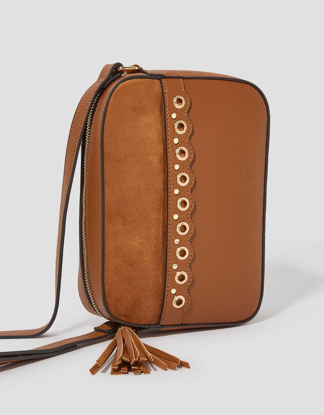 Tess Stud Cross-Body Bag, , large