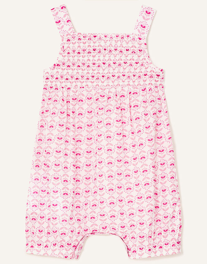 Baby Elsa Printed Playsuit, Pink (PINK), large