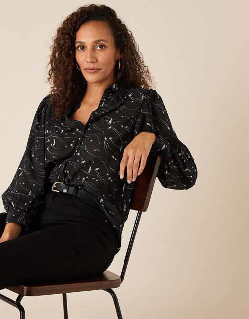 Star Print Embroidered Blouse Black Blouses Shirts Monsoon Global At monsoon colombo, we revel in the variety of opportunities this offers us! monsoon