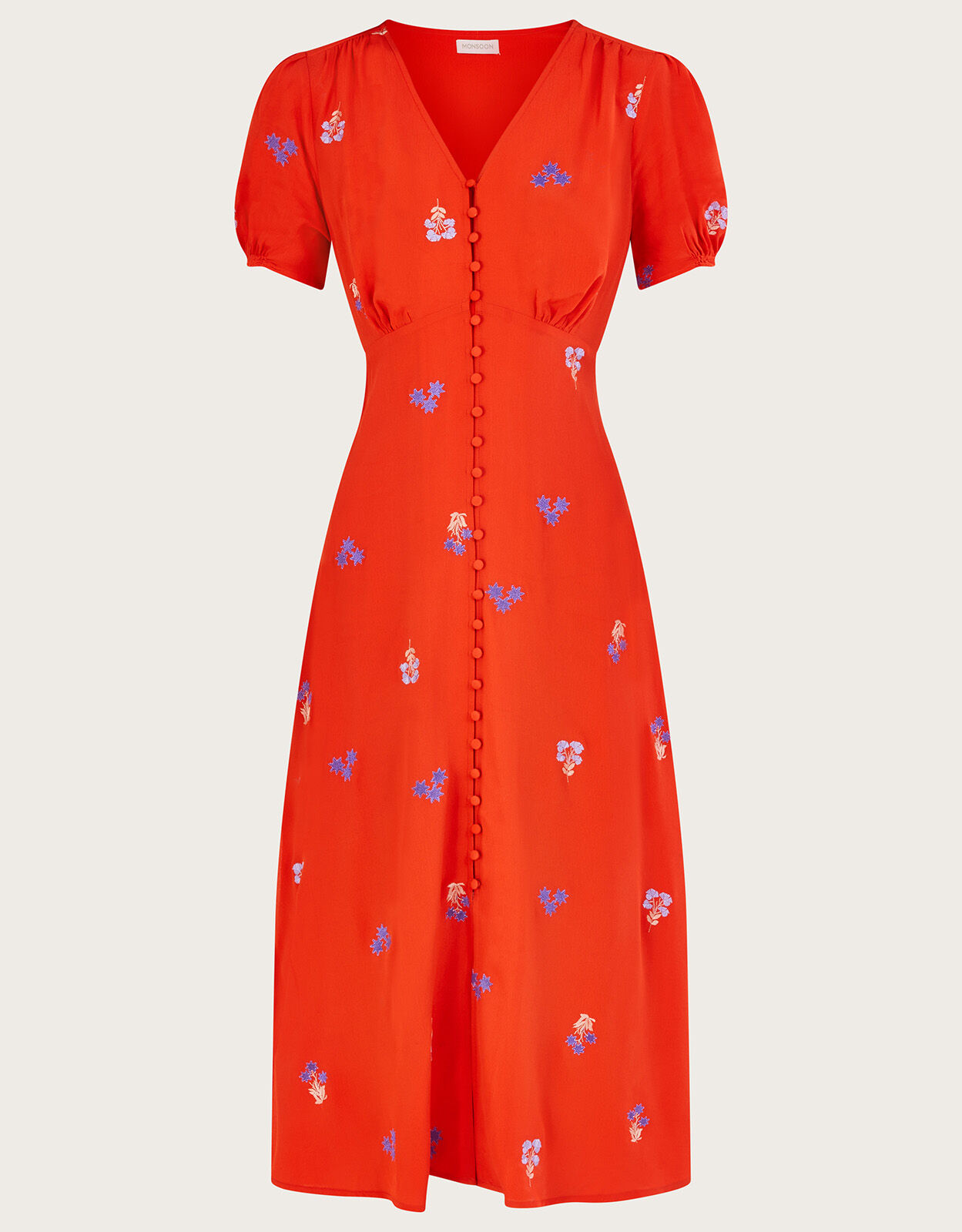Monsoon orange dress sale