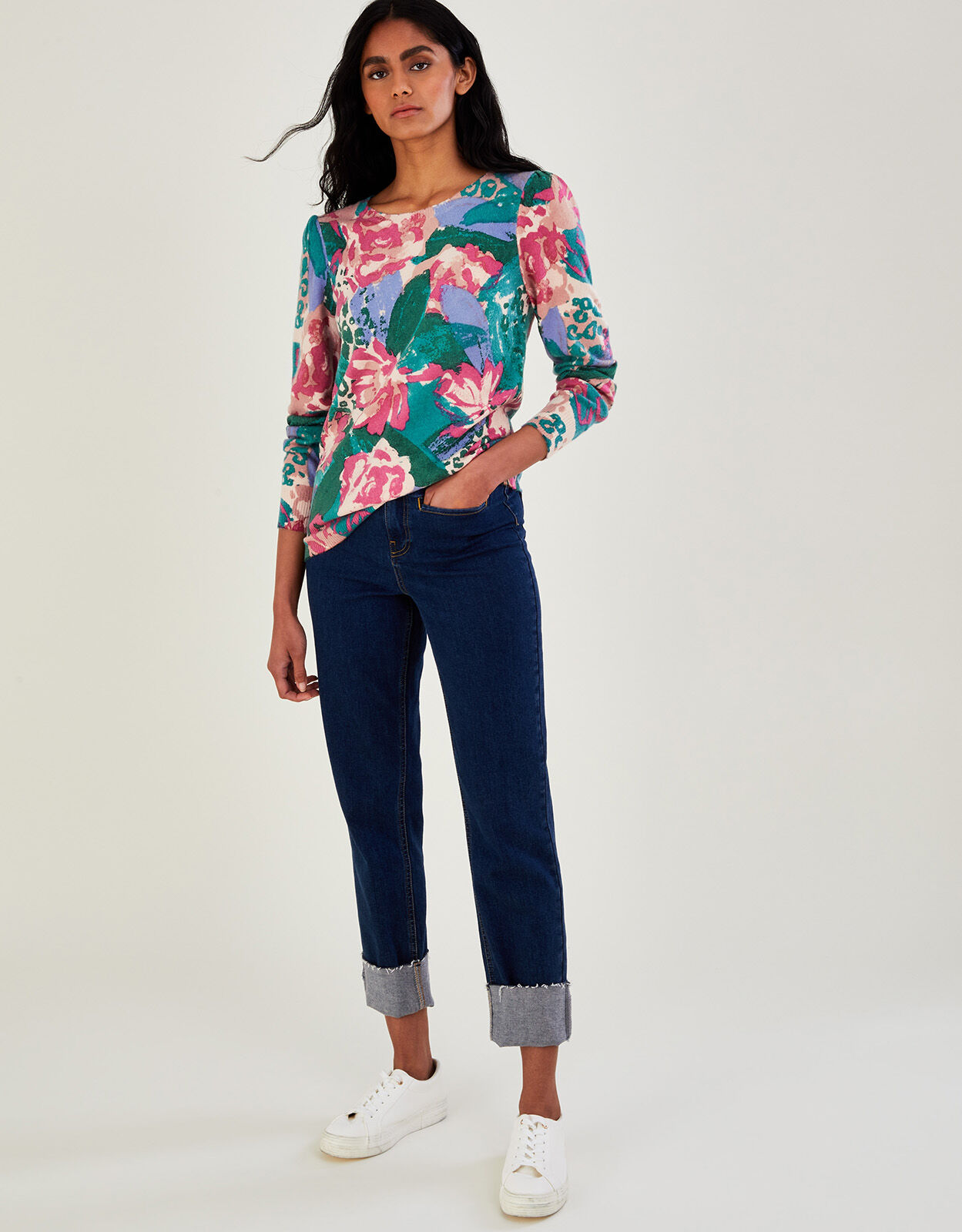 Womens best sale floral jumpers