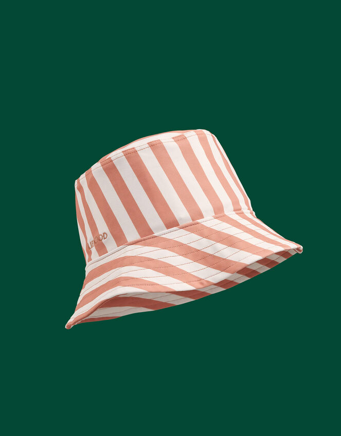 Liewood Matty Stripe Sun Hat , Pink (ROSE PINK), large