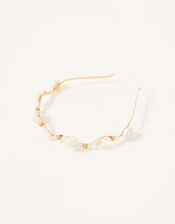 Wavy Rose Headband, , large