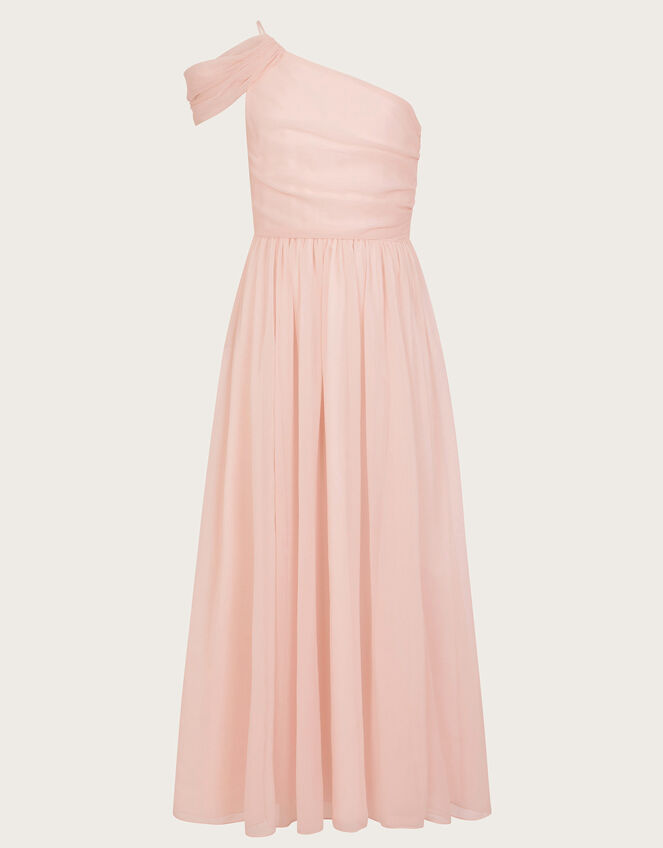 Texas One-Shoulder Prom Dress, Pink (PINK), large