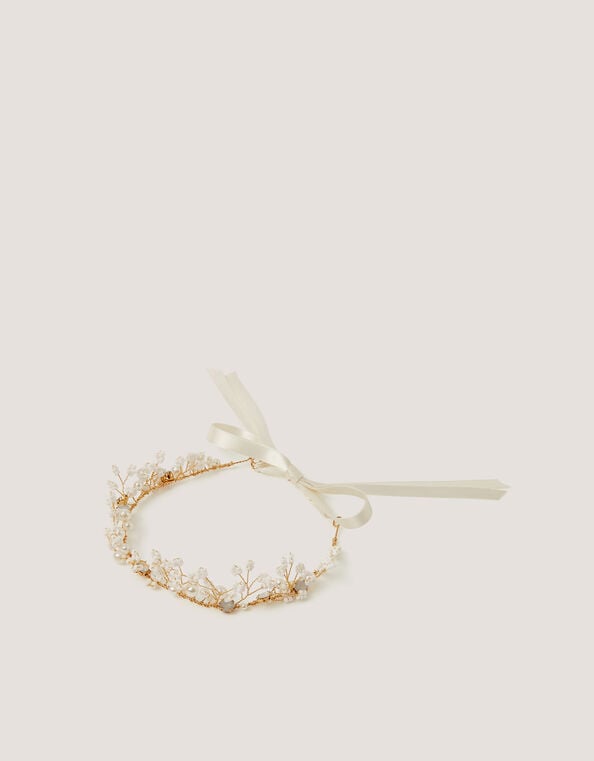 Beaded Tiara Wire Crown, , large