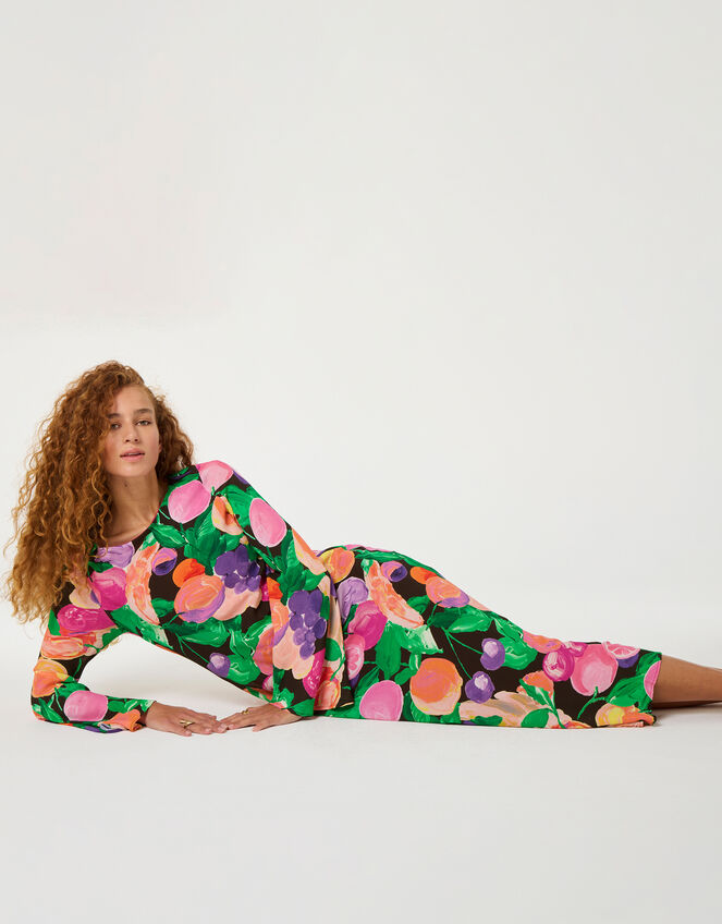 Fabienne Chapot Emile Fruit Print Midi Dress, Multi (MULTI), large