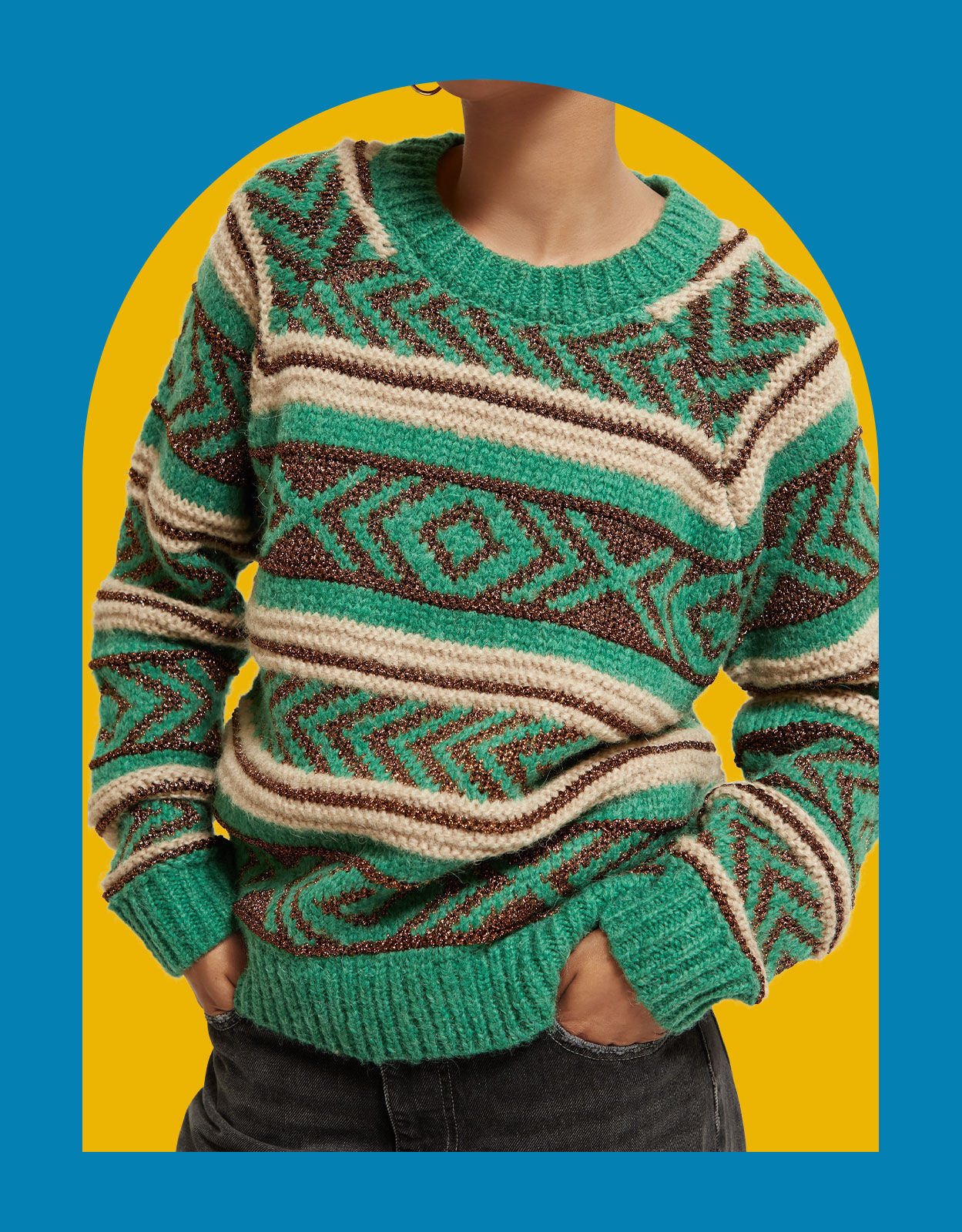 Scotch and soda fair isle sweater store