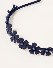 School Flower Headband, , large