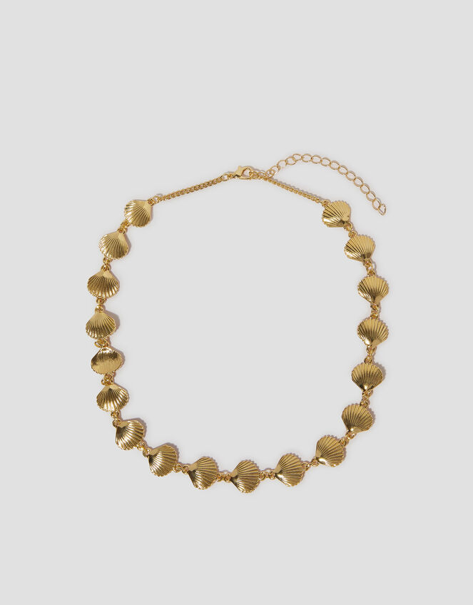 Scallop Shell Necklace, , large