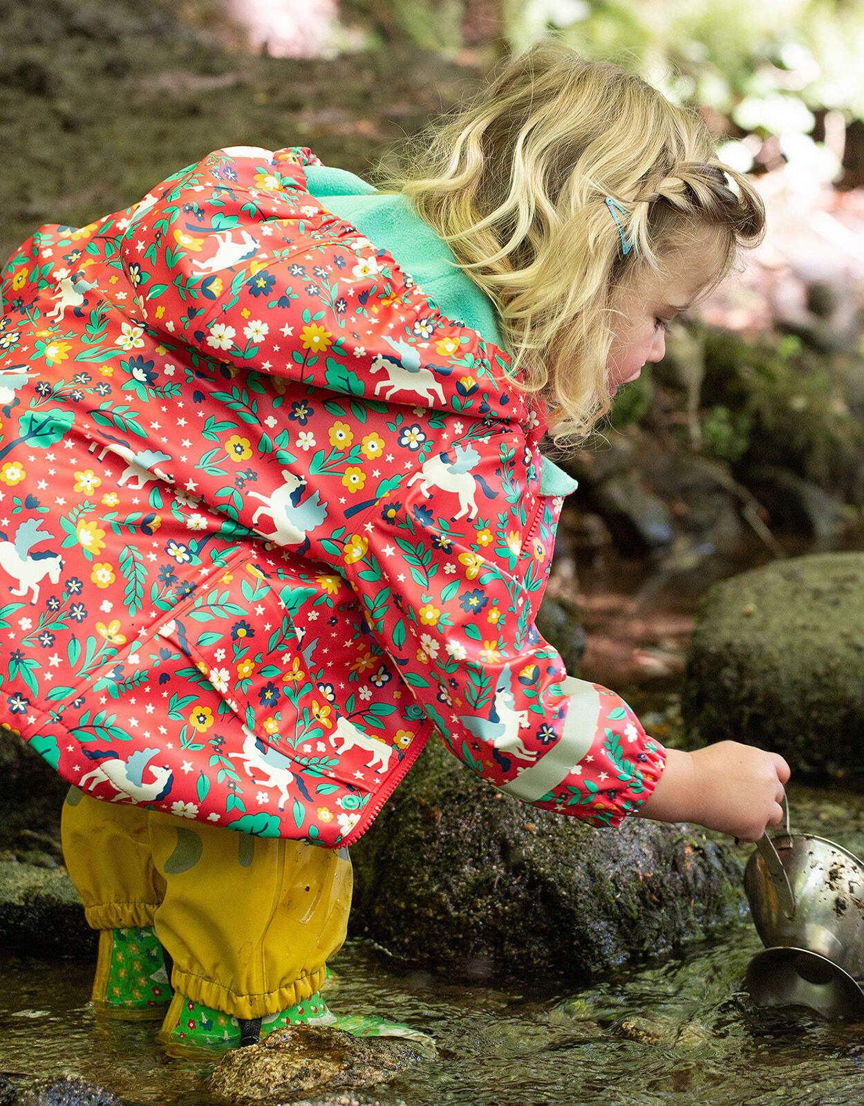 Frugi Puddle Buster Coat Pink