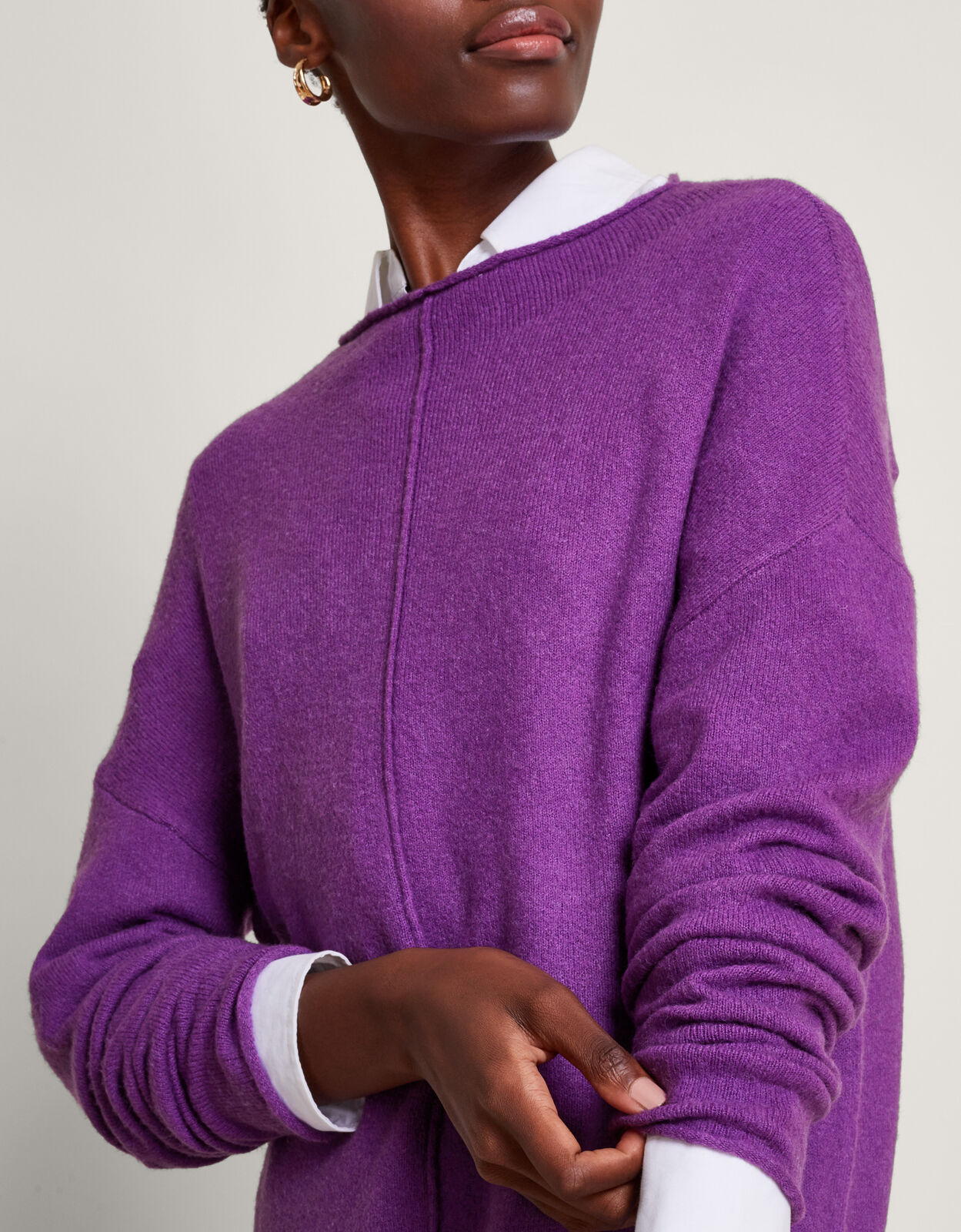 Womens longline sweater hotsell