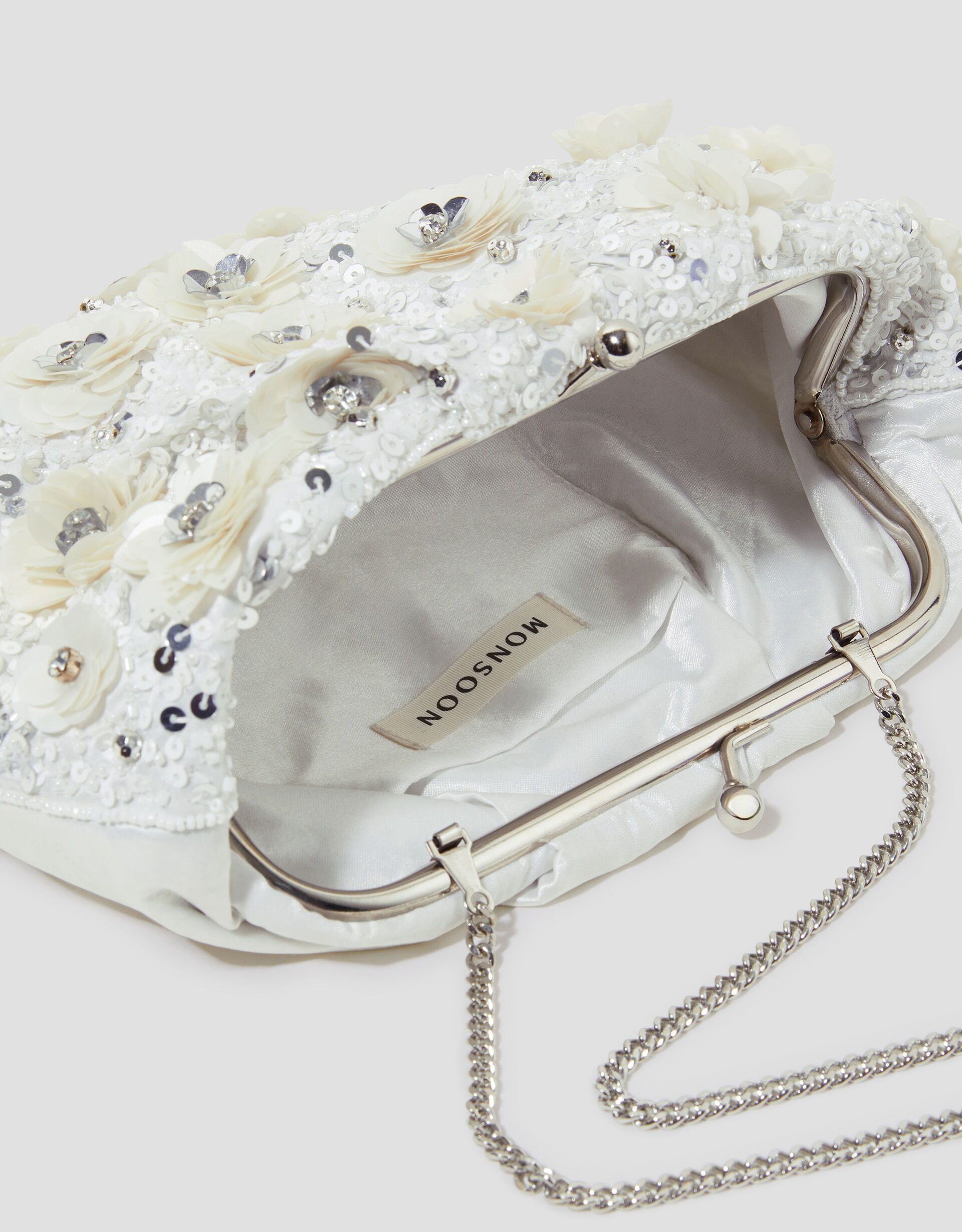 Mia Floral Embellished Clutch Bag