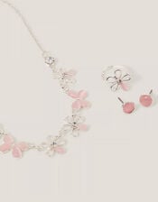 Floral Butterfly Jewelry Set, , large